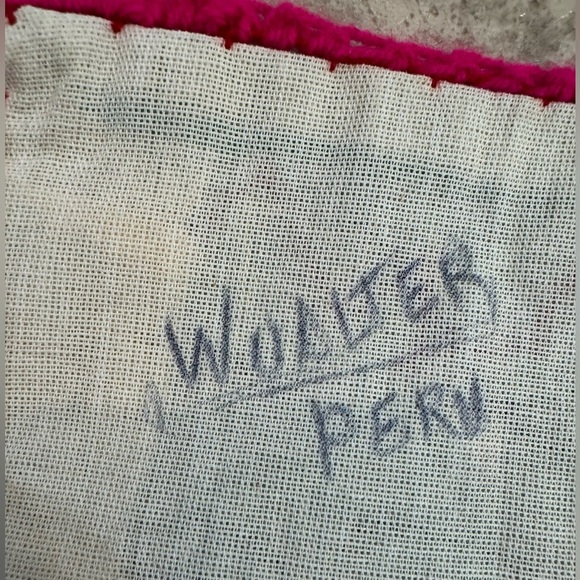 Vintage Peruvian Arpillera Handmade Folk Art Farm Scene 3D 19” by 19” Appliqué - Picture 8 of 10